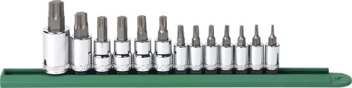 PG158 - SET SOCKET TORX PRS FIT BIT 13PC