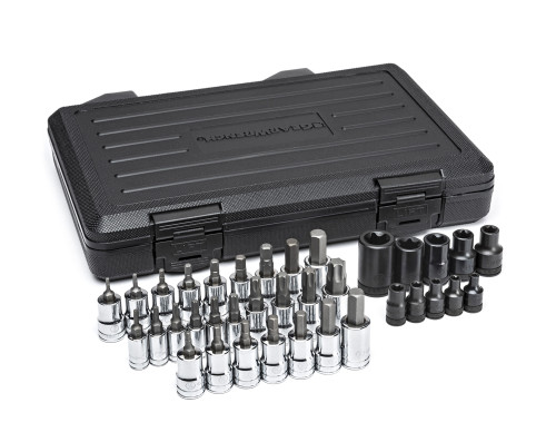SET SKT TORX W/HEX BIT MAST 36PC