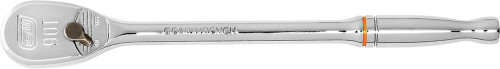 PG124 - 2-PC 1/4 » & 3/8 » DR. FULL POLISH TÊTE FIXE EN FORME DE GOUTTE D’EAU CLIQUET SET, 6 »-11 », 90-DENTS