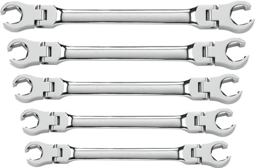 PG154 - SET WRENCH FLEX FLARE NUT SAE 5PC