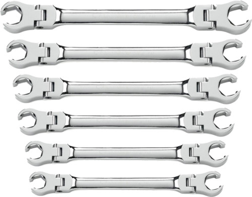 PG161 - AJUSTER L’ÉCROU FLEXIBLE FLEXIBLE DE LA CLÉ À MOLETTE A RENCONTRÉ 6 PIÈCES