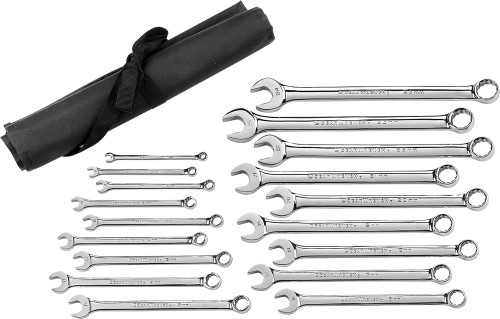 PG157 - SET WRENCH COMBINATION MET 18PC PCH