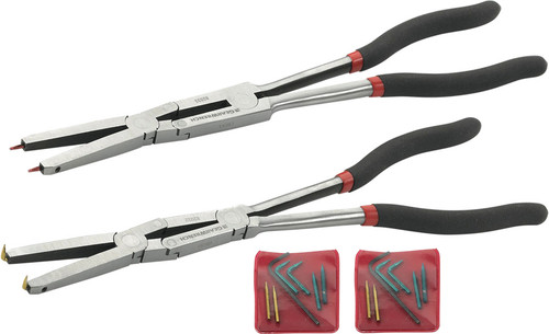 PG201 - 2-PC DOUBLE-X® INTERNAL AND EXTERNAL SNAP RING PLIER SET