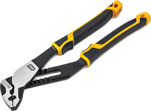 8" PIT-BULL STRAIGHT JAW TONGUE & GROOVE PLIERS W/ CUSHION GRIP