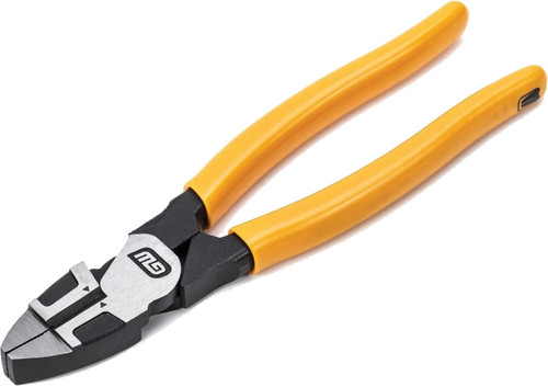 8" PITBULL DIPPED HANDLE LINEMAN'S PLIERS, AWG6