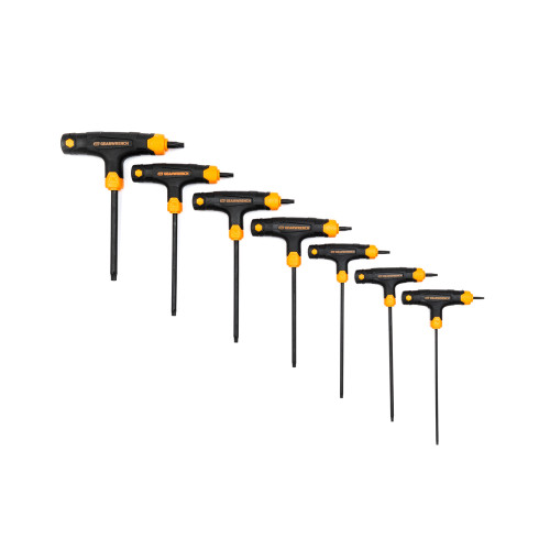 PG173 - 7-PC T-HANDLE TORX® KEY SET, T10 – T40