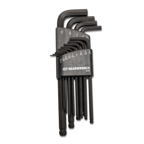 PG160 - 13-PC SAE BALL END HEX L-KEY SET, 0.05" – 3/8"
