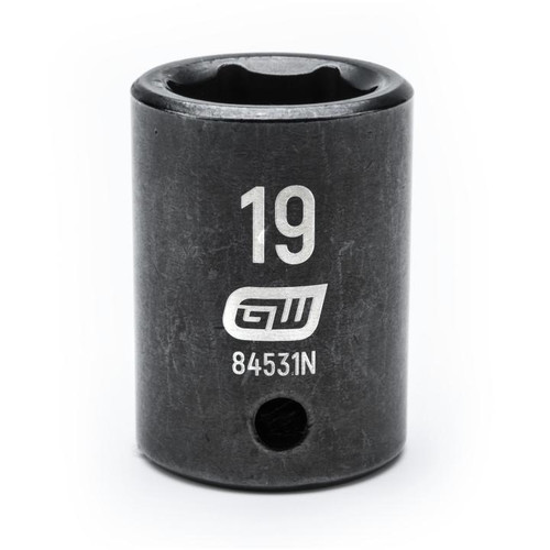 1/2"DRIVE 19MM STANDARD IMPACT SOCKET