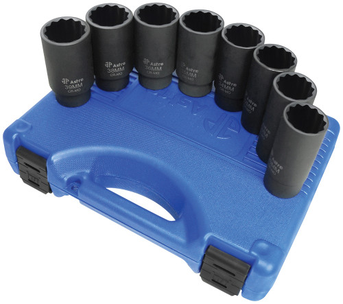 PG348 - 8PC 12-POINT NUT SOCKET SET
