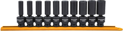 PG137 - GW 84924N SET SKT IMP DP UNV MET 3/8DR 10PC