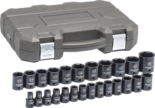 PG143 - SET SOCKET IMPACT MET 1/2DR 25PC