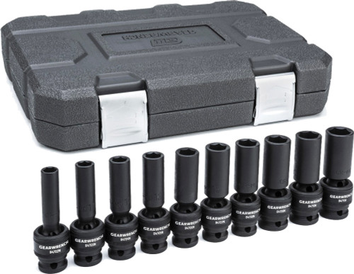 PG144 - GW 84945N SET SKT IMP DP UNV MET 1/2DR 10PC
