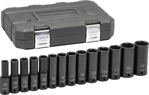 PG152 - SET SOCKET DEEP MET 1/2DR 14PC