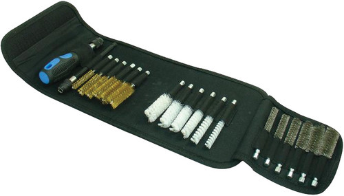 PG100 - ENSEMBLE DE BROSSES MÉTALLIQUES DE 20 PIÈCES