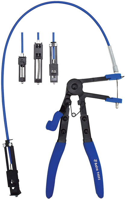 PG197 - MULTI-CABLE HOSE CLAMP PLIERS WITH 3 CABLES PLUS 4 JAWS: STANDARD, EXTRA LARGE, SMALL AND CLIC-R® JAWS