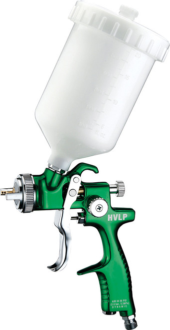 PG312 - EURO PRO 1.3MM NOZZLE HIGH EFFICENCY HVLP PAINT GUN WITH PLASTIC CUP, 600 ML