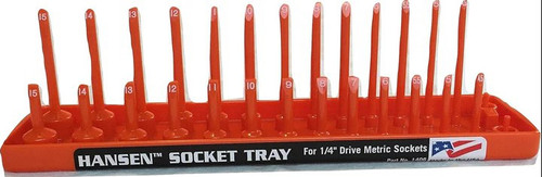 Plateau de prise métrique 1/4" - Orange