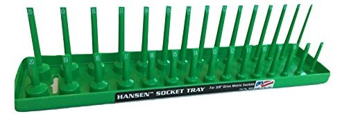 3/8" Metric Socket Tray - Green