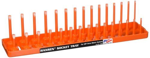 3/8" Metric Socket Tray - Orange