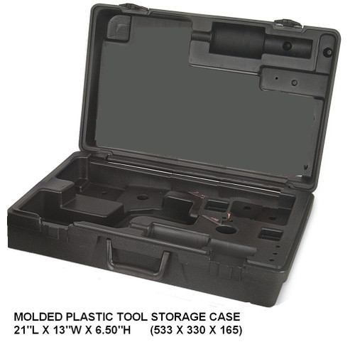 Boîtier de boîte à outils en plastique (plastique noir)