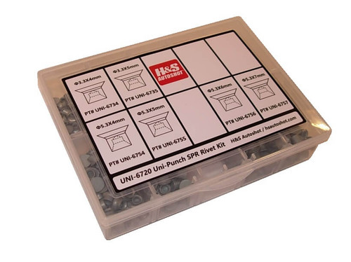 SPR Rivet Kit 3-5 Assort 300Pk