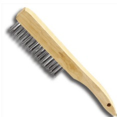 Brush Stainless Steel 1" X 4" Head w/10" Handle