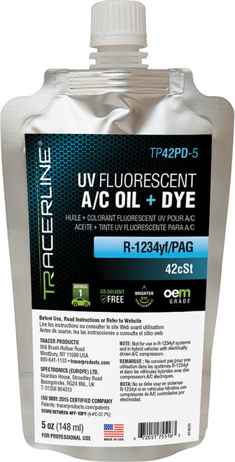 LUBE,DYED,A/C,1234YF,PAG,42CST,1X5OZ