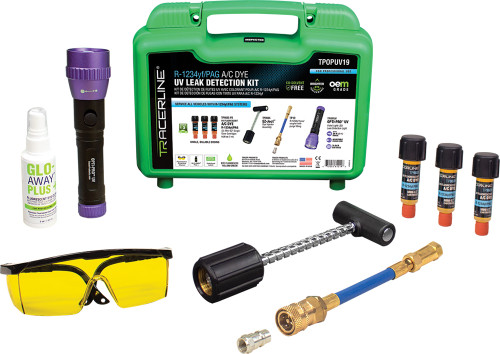 PG408 - KIT DE DÉTECTION DE FUITES UV DE QUALITÉ OEM R-1234YF/PAG A/C PG408 - KIT DE DÉTECTION DE FUITES UV DE QUALITÉ OEM R-1234YF/PAG A/C