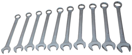 10 PC.12 POINTMETRIC JUMBORAISED PANELCOMBINATION WRENCHSET