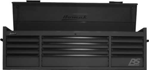 PG200 - 72" RS PRO SERIES 12 TIROIRS AVEC DESSUS - NOIR