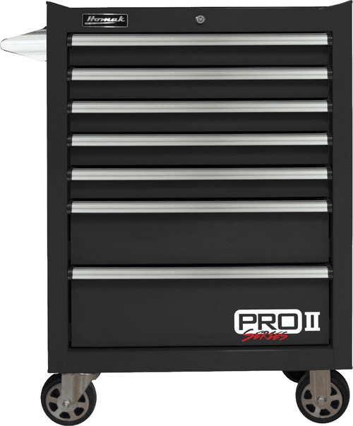 27” Pro II 7-Drawer Roller Cabinet - Black