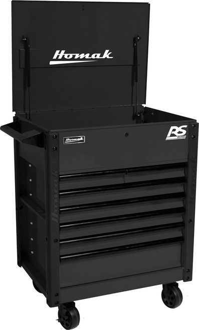 CHARIOT DE SERVICE RS PRO 35 PO À 7 TIROIRS (NOIR MINUIT)