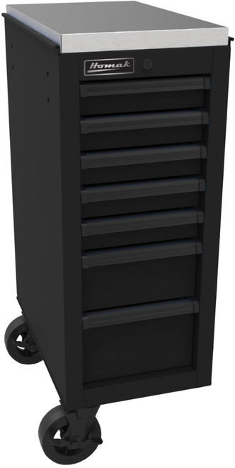 PG216 - 14.5" RS PRO SIDE CABINET, 7 DRAWERS - BLACK