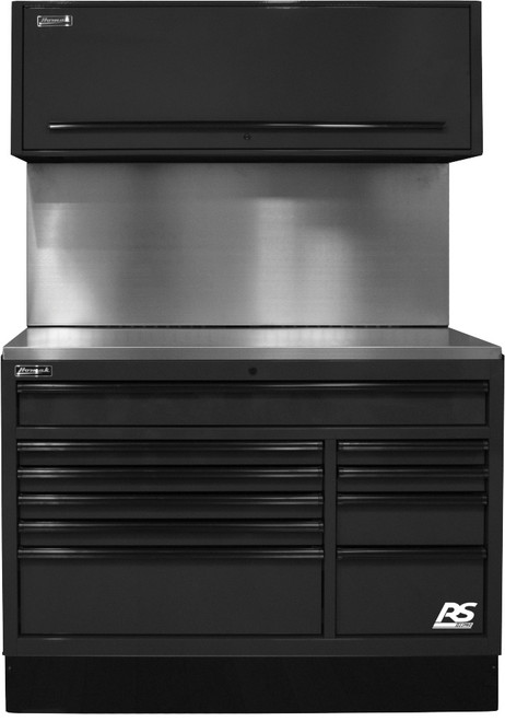 54” CTS SET WITH SOLID BACK SPLASH - BLACK