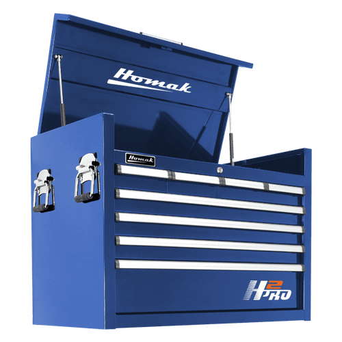 36" H2Pro Series 8 Drawer Top Chest - Blue