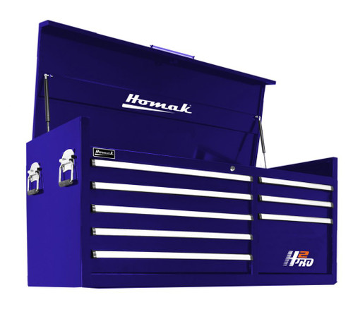 56" H2Pro Series 8 Drw Top Chest - Blue