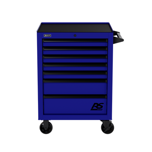 27" RS PRO 7 DWR ROLLER CABINET-BLUE