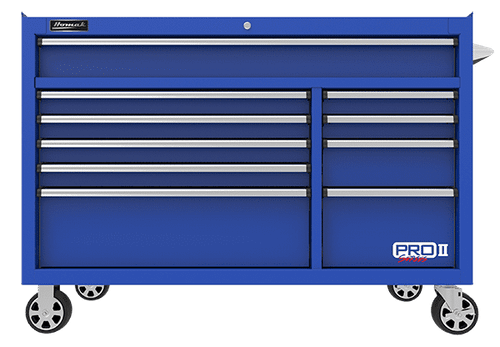 54” Pro 2 10-Drawer Roller Cabinet - Blue
