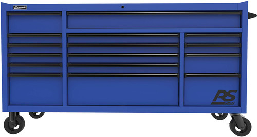 PG217 - 72" RS PRO SERIES 16-DRAWER ROLLER CABINET - BLUE
