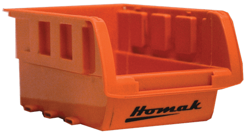 Single Small Plastic Individual Bin - Orange