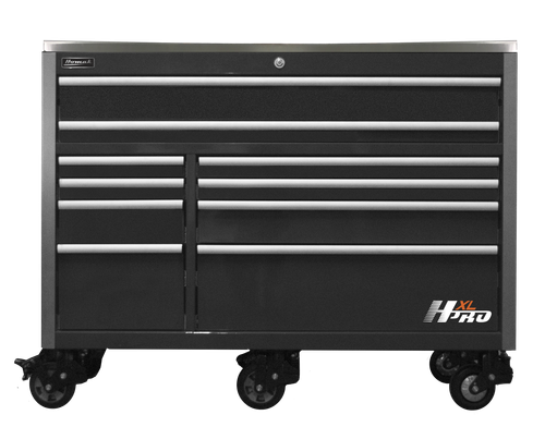 HXL 60" Roller Cabinet  w/SS Top- Black