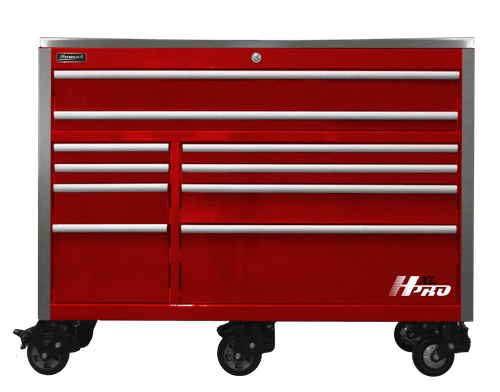 HXL 60" Roller Cabinet  w/SS Top - Red