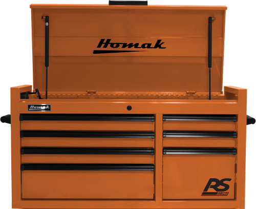 PG210 - 41" RS PRO SERIES 7-DRAWER TOP CHEST - ORANGE