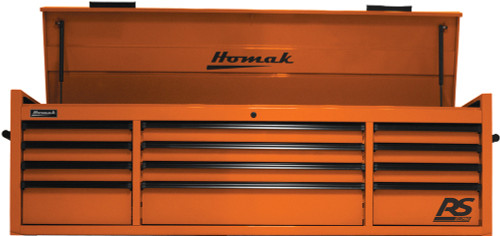 PG200 - 72" RS PRO SÉRIE 12 TIROIRS AVEC DESSUS - ORANGE
