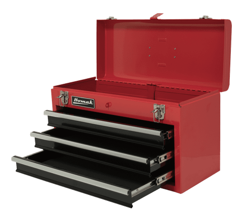 20" Red 3 Drawer Toolbox