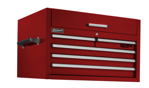36" Pro 2 5-Drawer Top Chest-Red