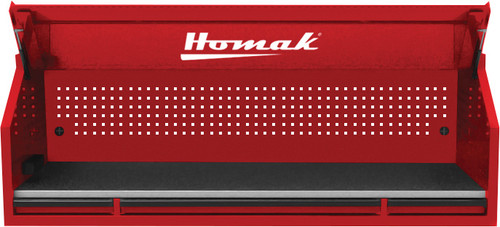 PG216 - 72" RS PRO SERIES 3-DRAWER HUTCH WITH POWER STRIP – RED