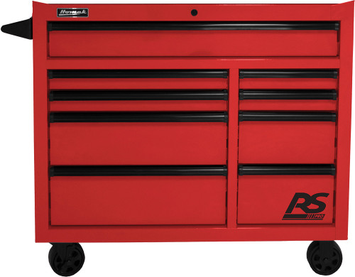 PG210 - ARMOIRE À ROULEAUX RS PRO SÉRIE 9 TIROIRS DE 41" - ROUGE