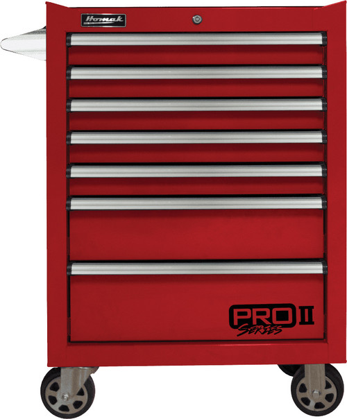 Armoire à rouleaux à 7 tiroirs Pro 27" Pro 2- - Rouge