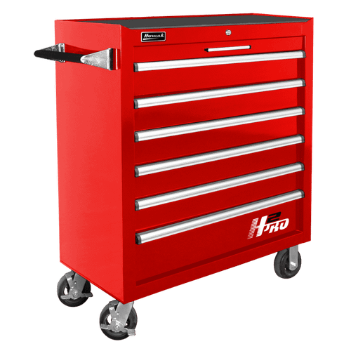 36" H2Pro Série 6 Tiroir Armoire à rouleaux - Rouge